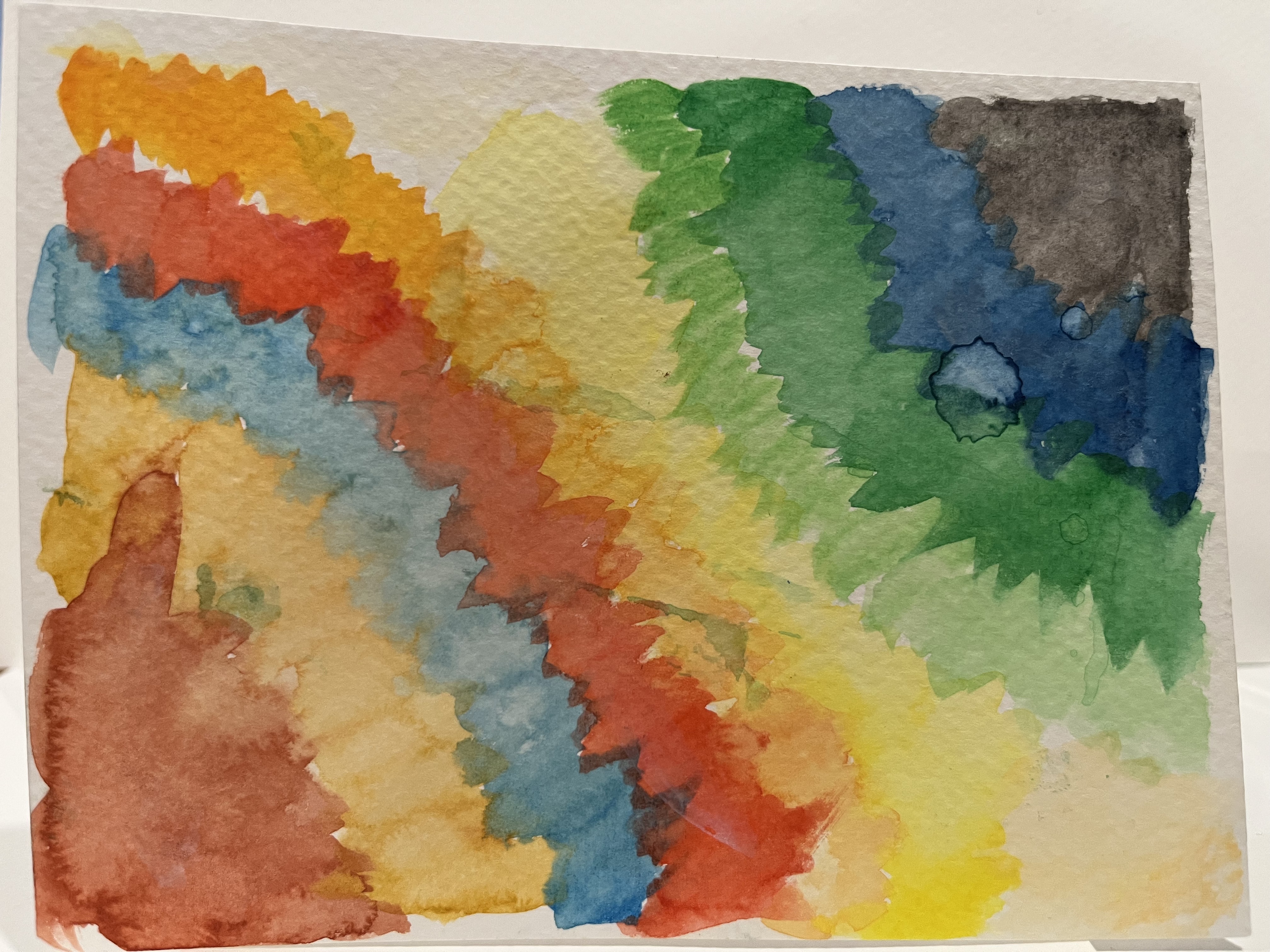 rainbow watercolor