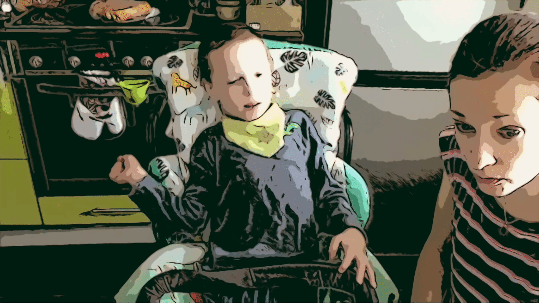  This gif shows how Ivan rejects a candidate from a list of options suggested by his mother. In this case, after Ivan asked for her assistance with opening a website, Anastasia suggested several options of websites to choose from. The first option his mother suggested is not the one that Ivan wants to engage with, so he shakes his head, explicitly rejecting it.