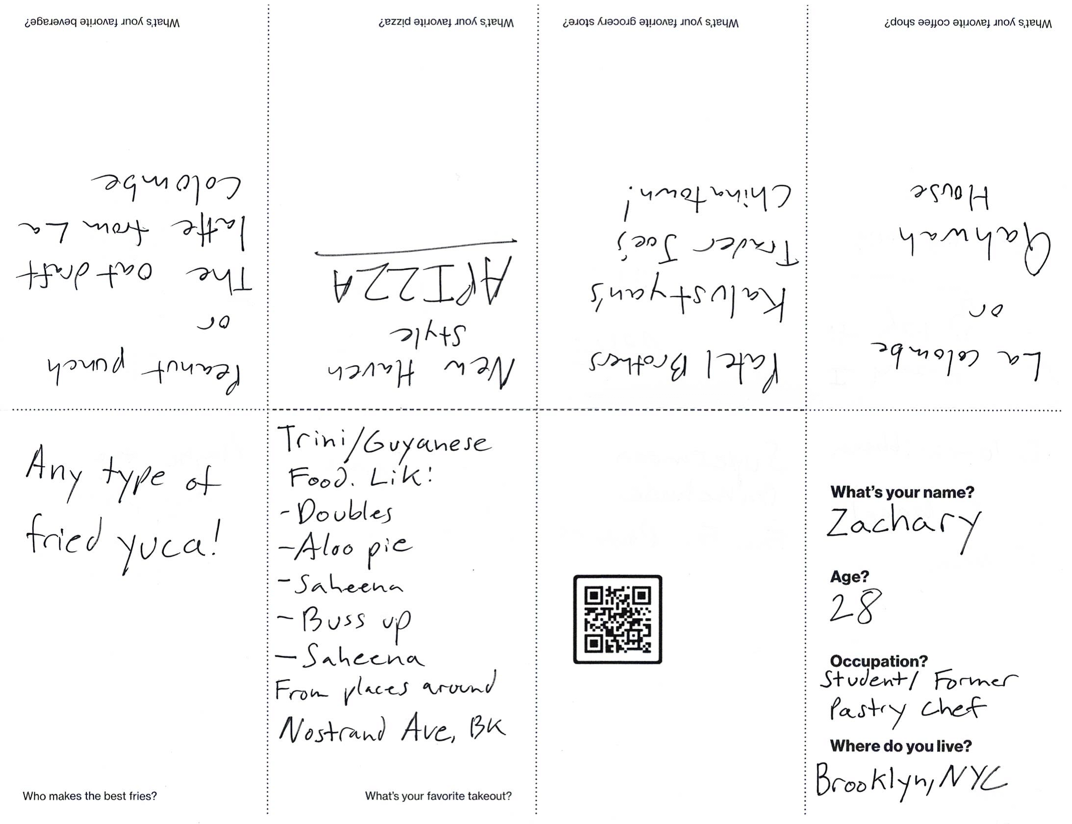 Zach, Page One