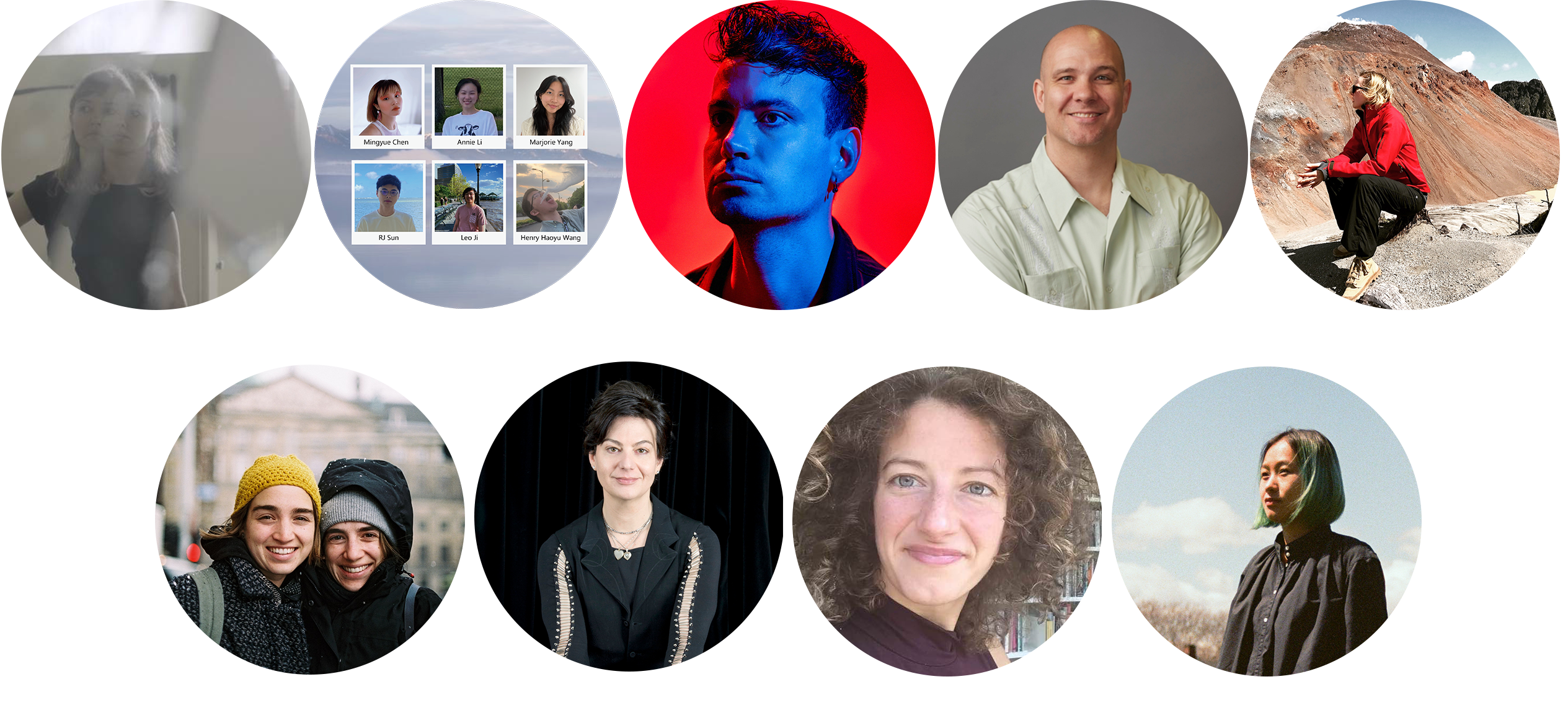 Nine image portraits of *This Is Not A Drill* artists